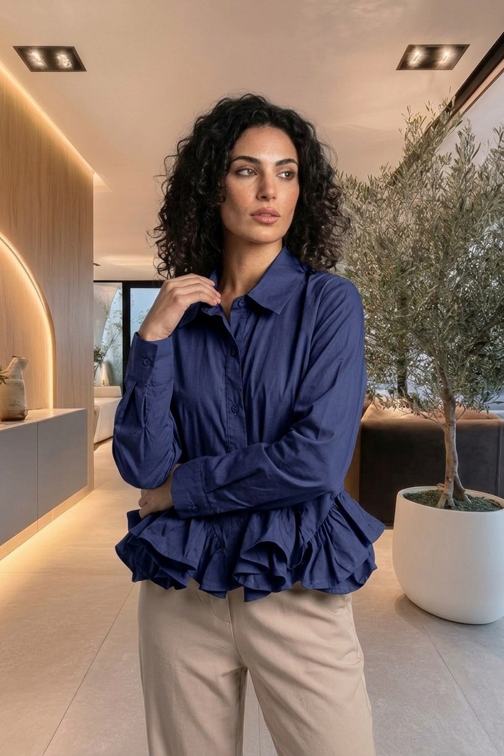 CAMICIA VOLANT UNITO