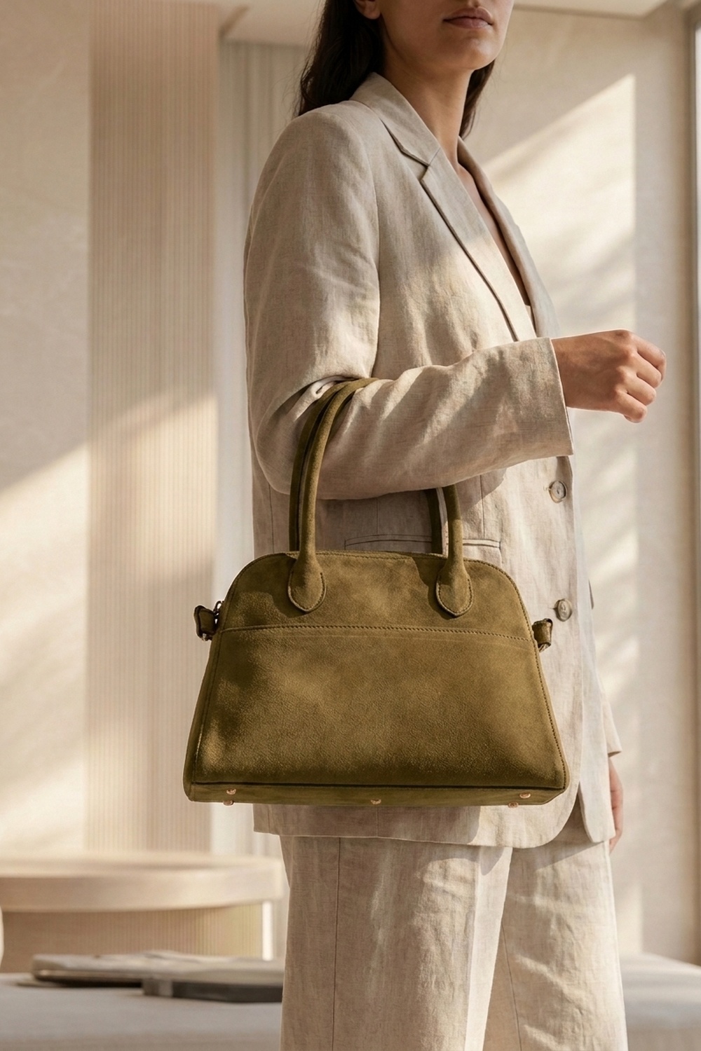 BORSA CAMOSCIO