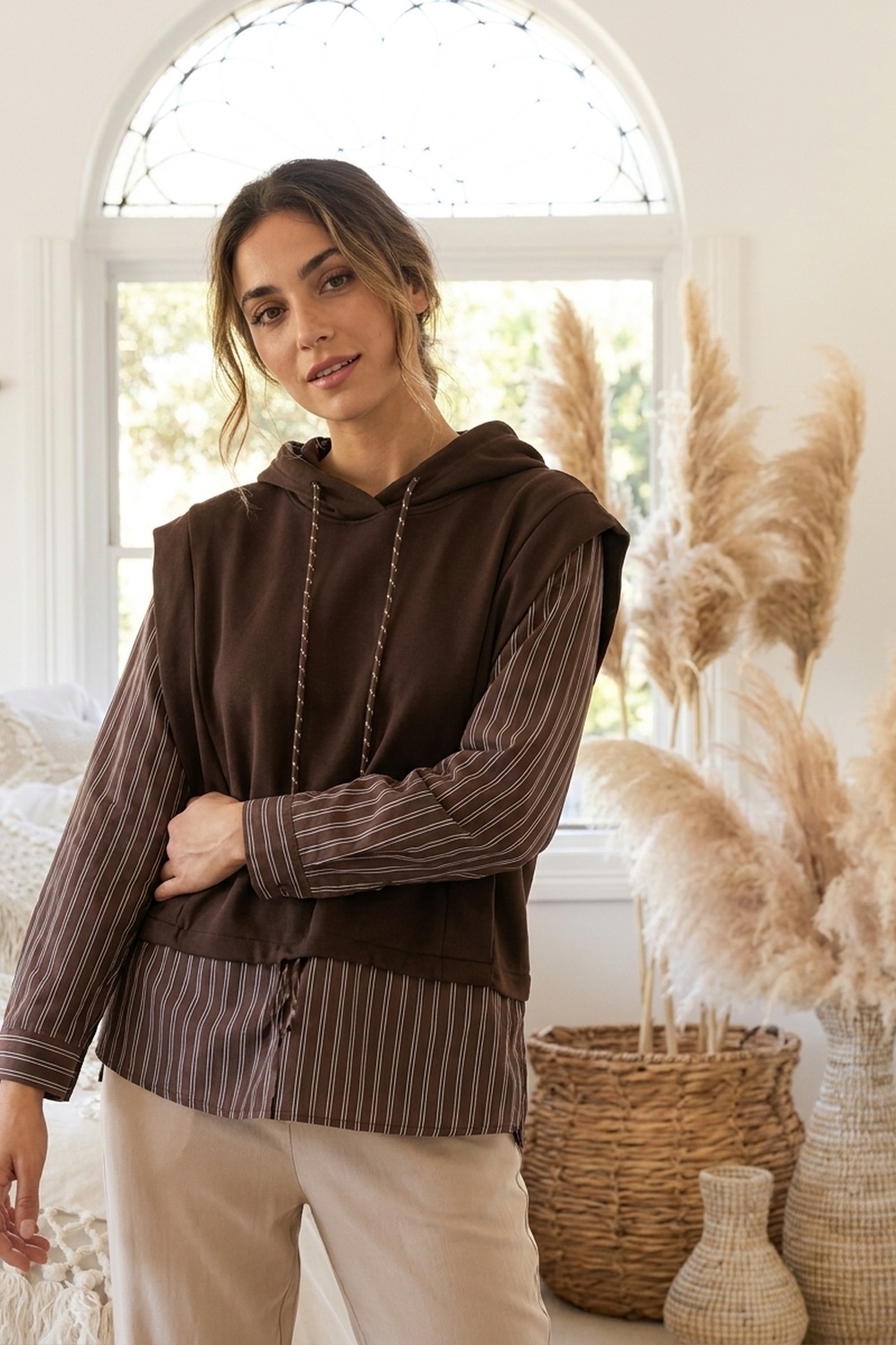 CAMICIA + GILET CAPPUCCIO