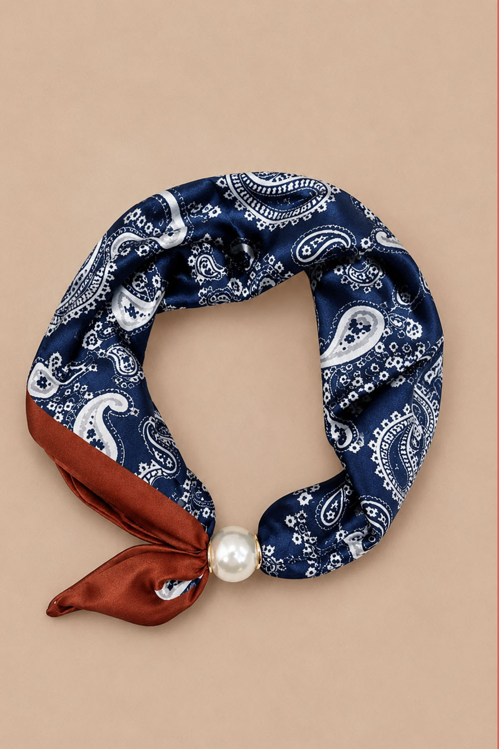 FOULARD MIT MAGNET PAISLEY