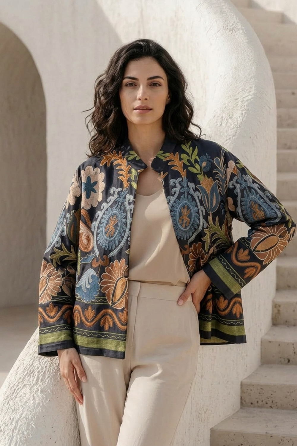 BLAZER PAISLEY APERTO