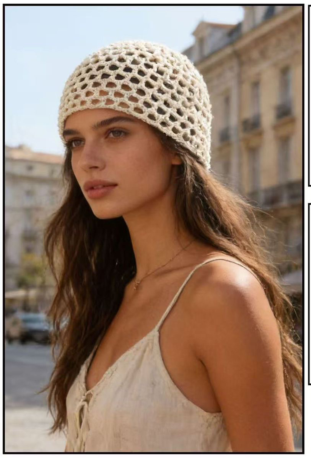 CAPPELLO RETE PAILLETTES