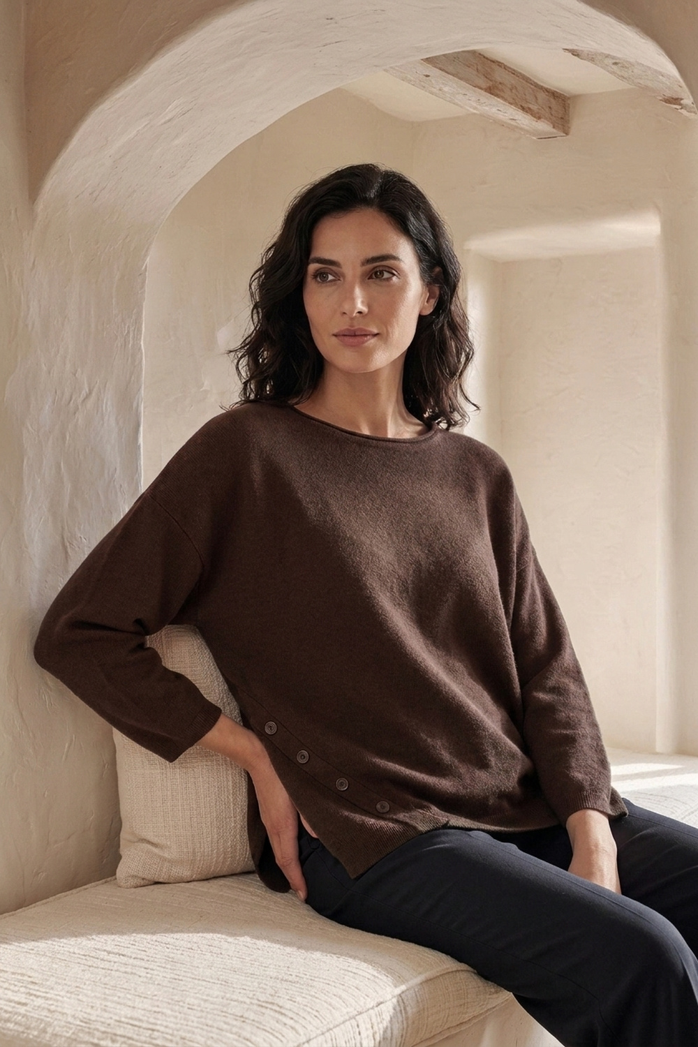 MAGLIA BOTTONI ANGOLI