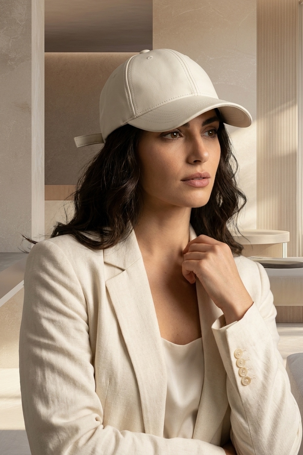 CAPPELLO ECOPELLE BERRETTO