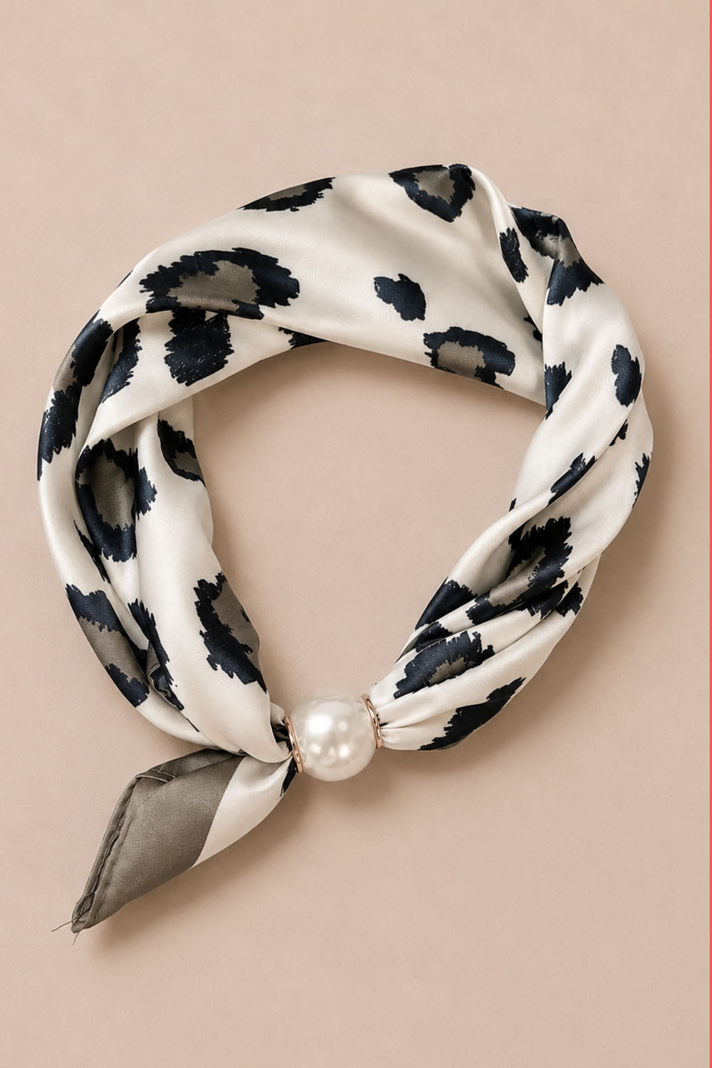 FOULARD MIT MAGNET LEO PRINT