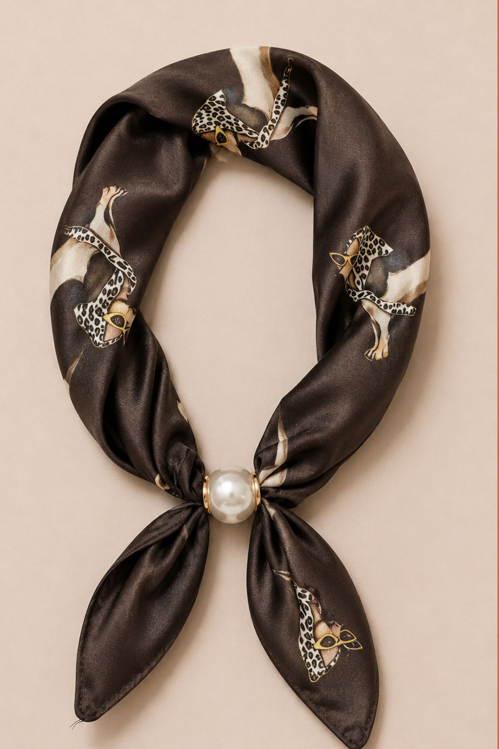 FOULARD MIT MAGNET DACKEL