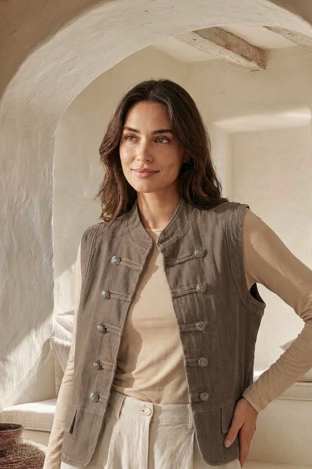 GILET VELLUTO NAPOLEON